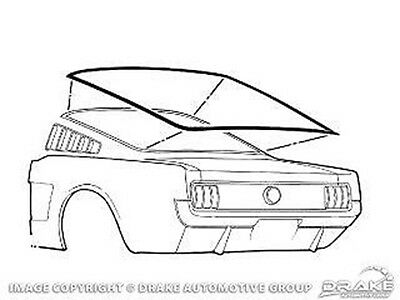 download Mustang Fastback Rear Window Seal workshop manual