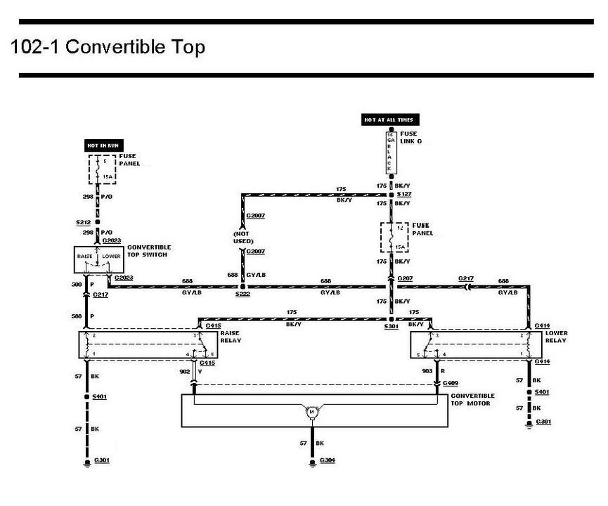 download Mustang Power Convertible Top Switch workshop manual