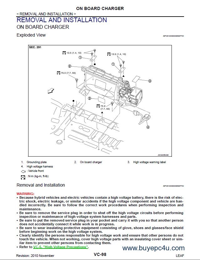 download Nissan Leaf ZE0 diag workshop manual