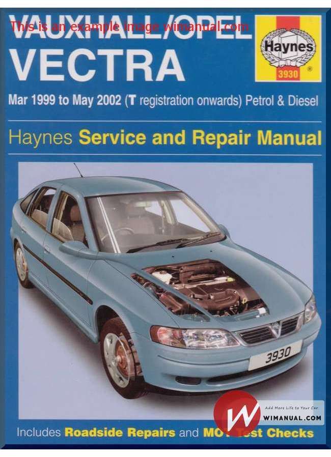 download OPEL VECTRA A SRVICE workshop manual