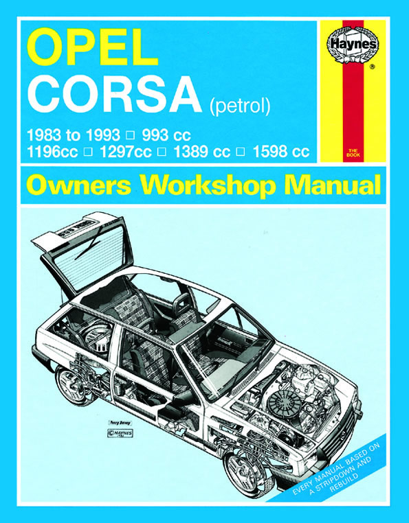 download Opel Corsa 83 Mar 93 workshop manual