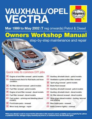 download Opel Vauxhall Vectra Manua able workshop manual