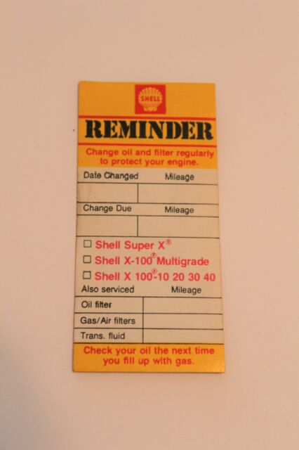 download Pennzoil Door Jamb Mileage Tag workshop manual