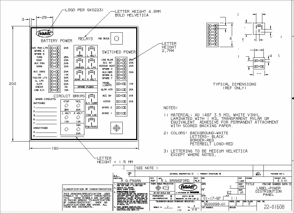 download Peterbilt Schematic 379 Family workshop manual