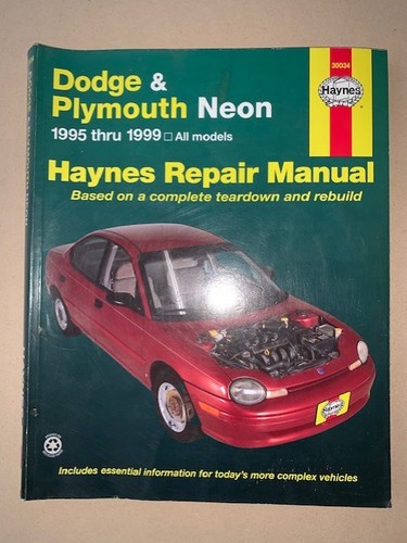 download Plymouth Neon workshop manual