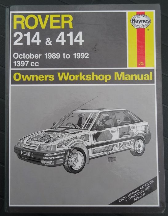 download ROVER 414 workshop manual