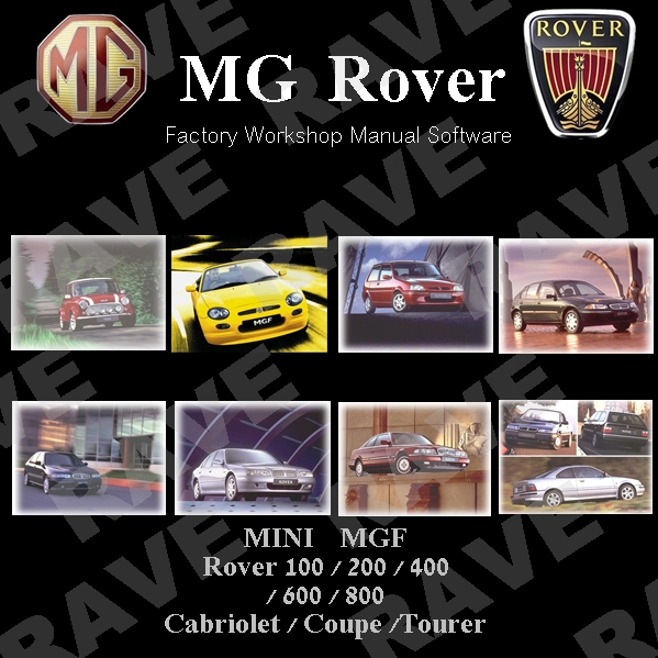 download ROVER MINI MGF 100 200 400 600 800 CABRIOLET COUPE Tourer workshop manual