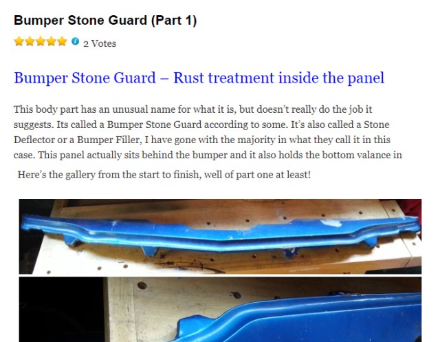 download Rear Bumper Stone Deflector Ends Rubber workshop manual