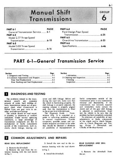 download Reverse Idler Gear AllOverdrive Transmissions Ford Only workshop manual