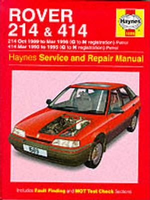 download Rover 214 414 workshop manual