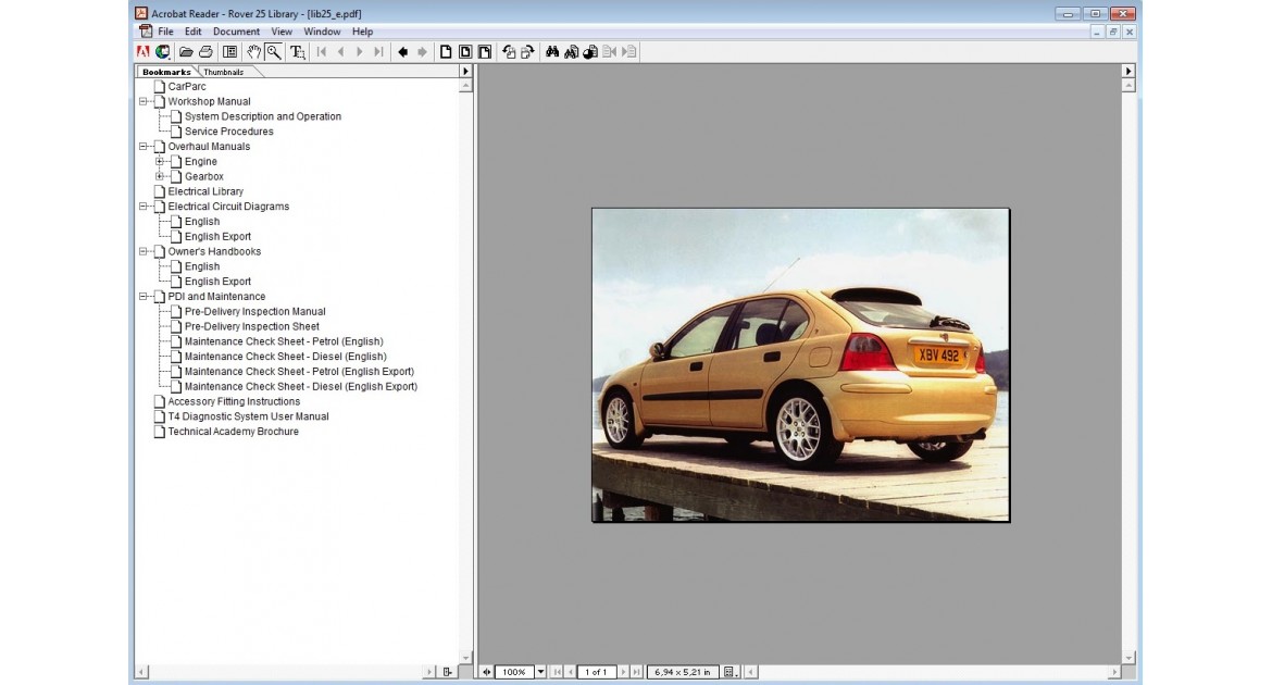 download Rover 45 MG ZS workshop manual