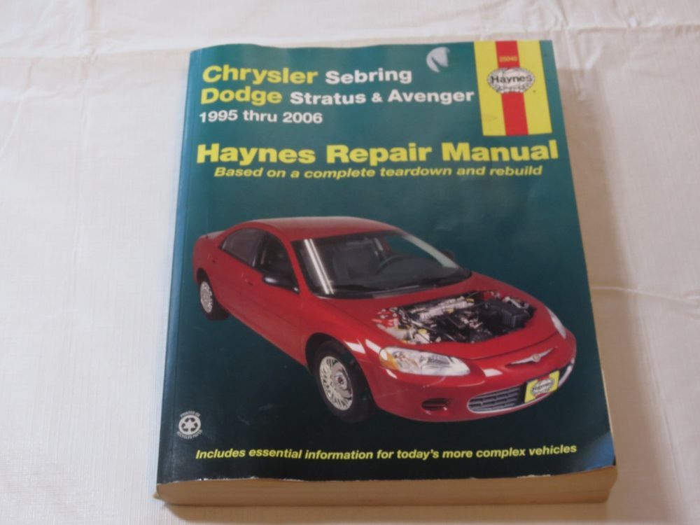 download SEBRING STRATUS ST workshop manual