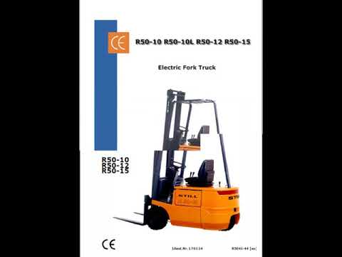 download STILL Electric Fork Truck R50 10 R50 12 R50 15 R50 16 workshop manual