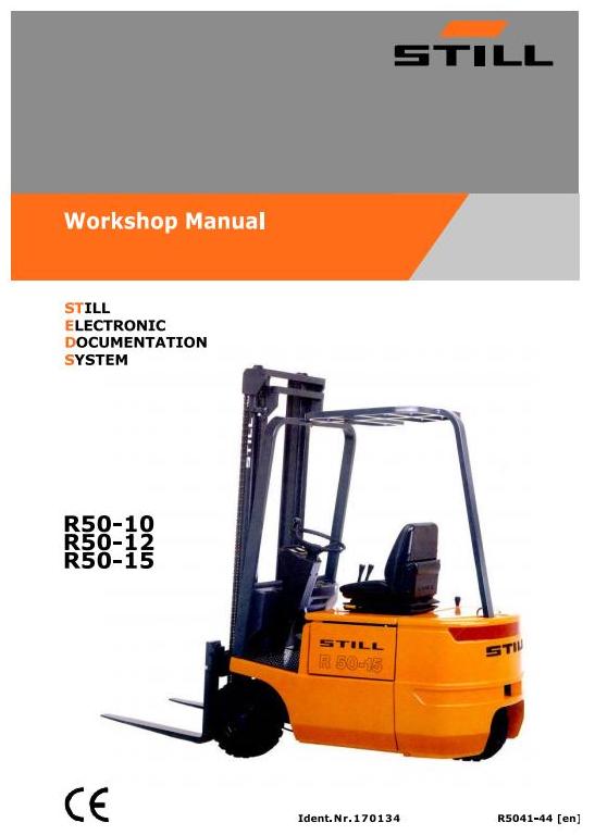 download STILL Electric Fork Truck R50 10 R50 12 R50 15 R50 16 workshop manual