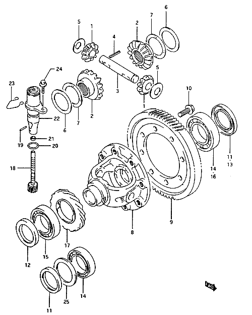 download SUZUKI Automatic Transmission MX17 GEO METRO SPRINT able workshop manual