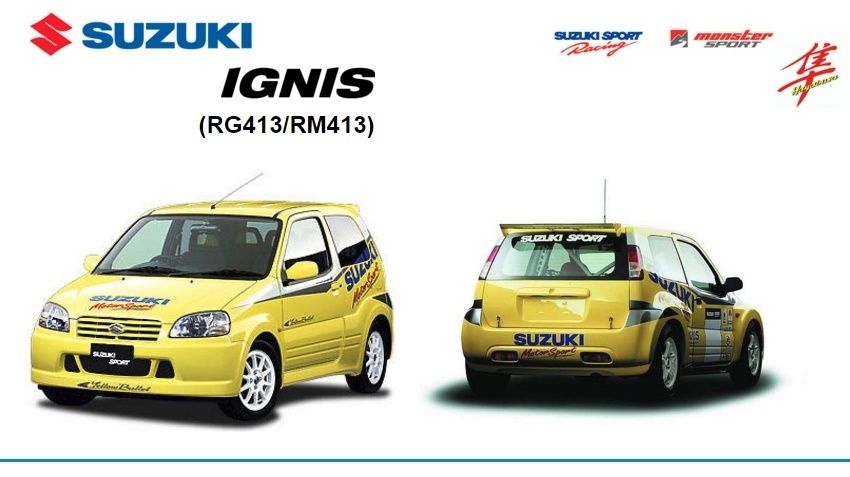 download SUZUKI IGNIS RM413 workshop manual