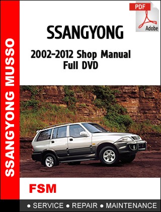 download SsangYong Actyon Sports Q145 workshop manual