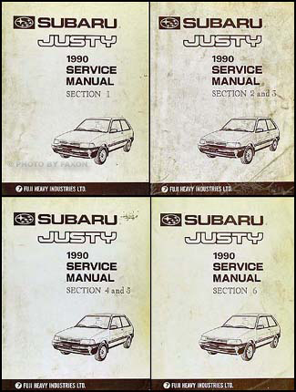 download Subaru Justy workshop manual