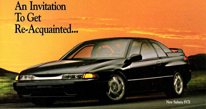 download Subaru SVX 95 workshop manual