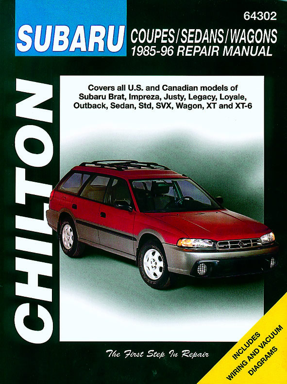 download Subaru XT able workshop manual