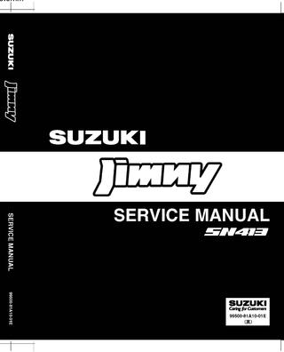 download Suzuki Jimny SN413 workshop manual