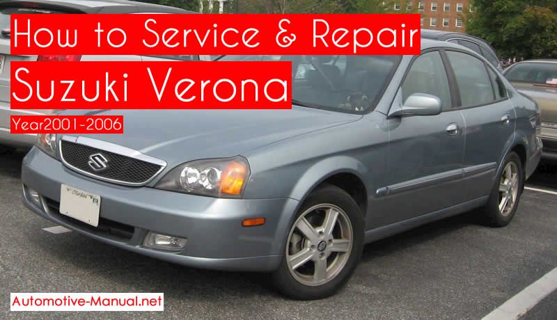 download Suzuki Verona workshop manual