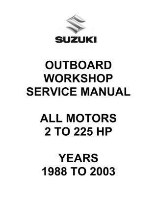 download Suzuki ue workshop manual