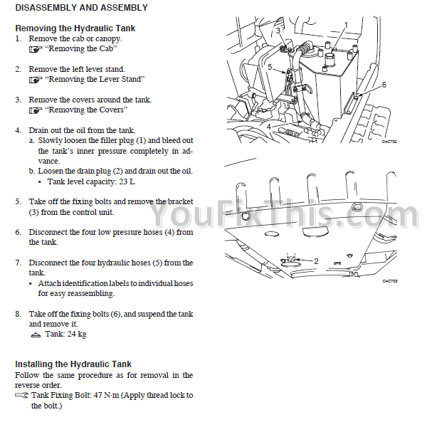 download TAKEUCHI TL140 TL 140 Crawler able workshop manual