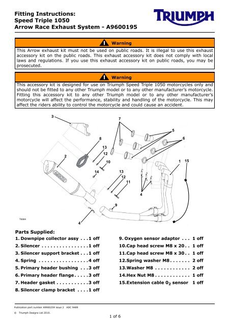 download TRIUMPH Speed Triple 1050 Motorcycle Manual Manual able workshop manual