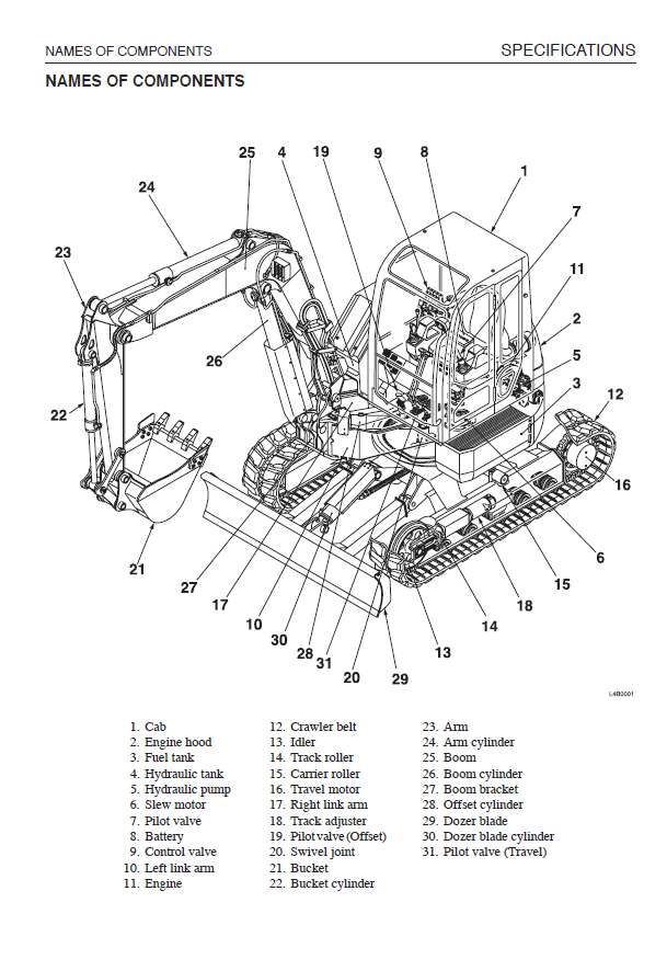 download Takeuchi TB125 TB135 TB145 Compact Excavator Operation able workshop manual