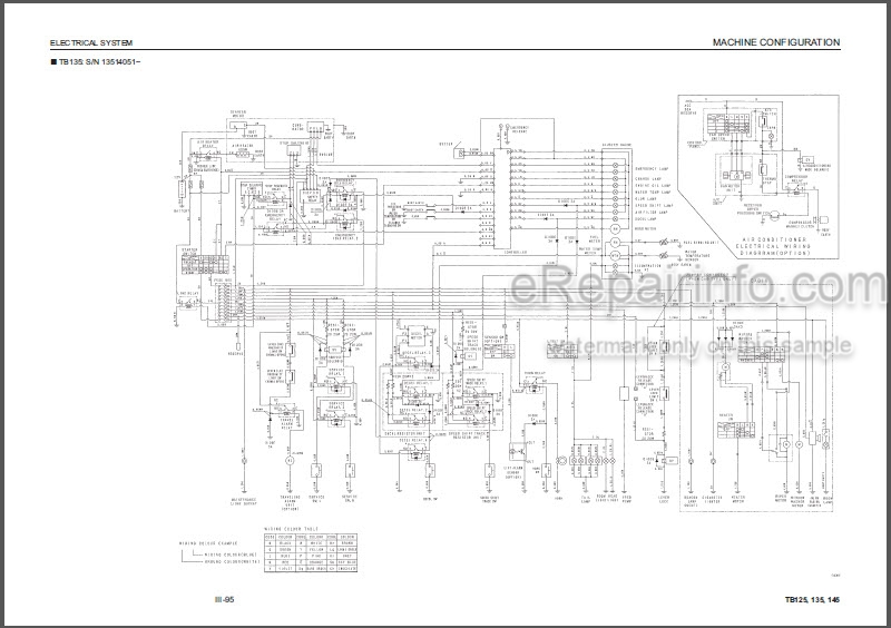 download Takeuchi TB125 TB135 TB145 Compact Excavator Operation able workshop manual