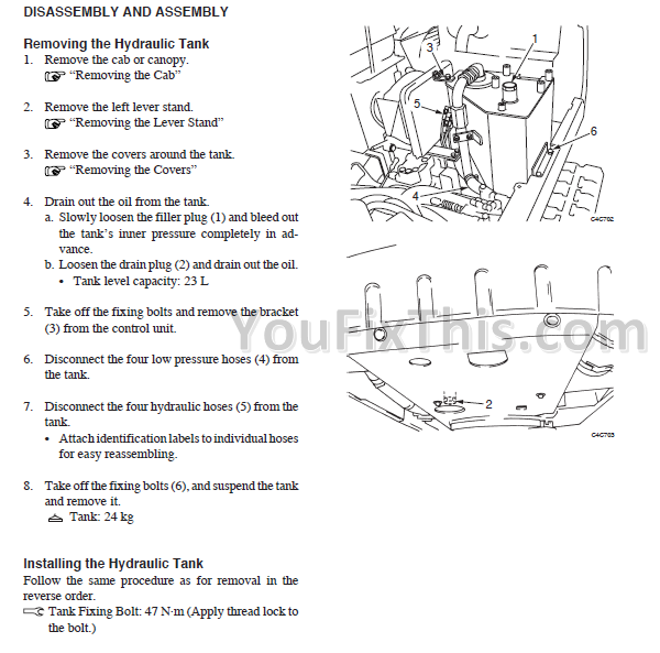 download Takeuchi TB175 Compact Excavator able workshop manual