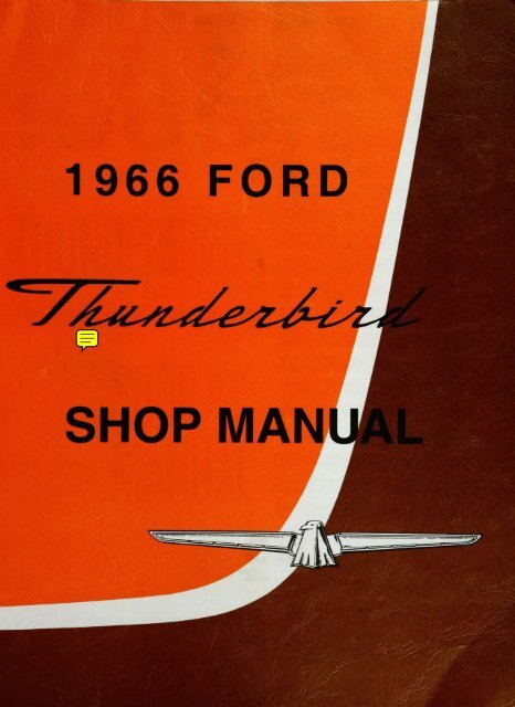 download Thunderbird Assembly Manual 35 workshop manual