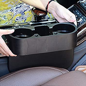 download Universal Seat Console Organizer with drink coin CD holders Black workshop manual
