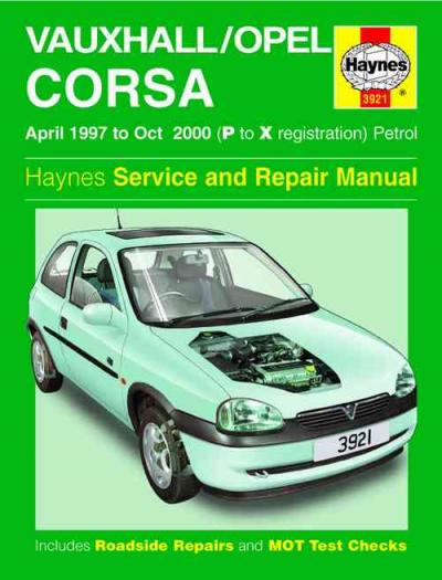 download VAUXHALL CORSA HOLDEN BARINA workshop manual