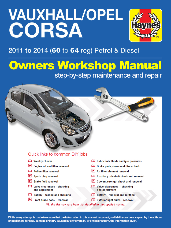download VAUXHALL OPEL CORSA workshop manual