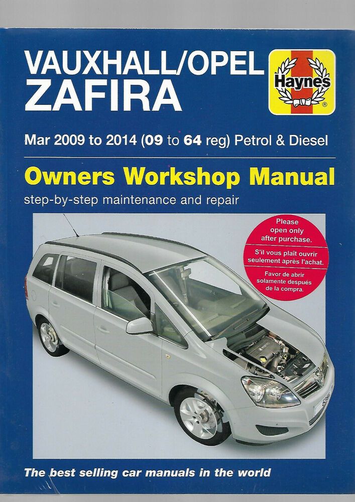 download VAUXHALL OPEL ZAFIRA MPV workshop manual