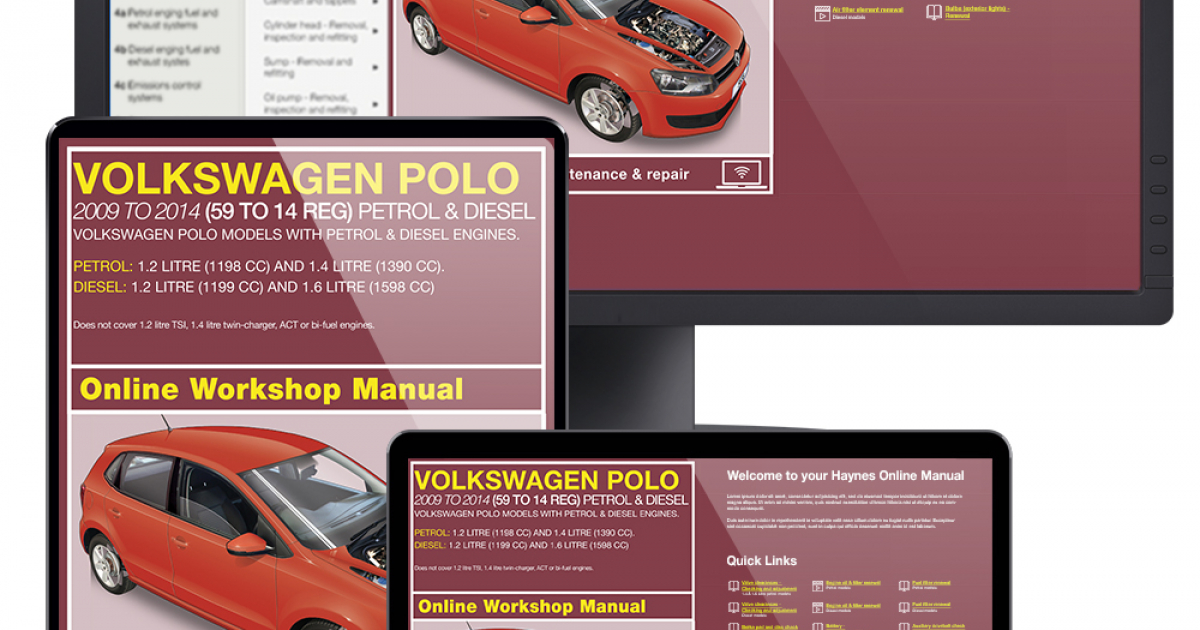 download VOLKSWAGEN POLOModels able workshop manual