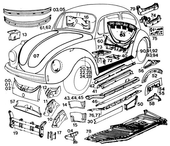 download VOLKSWAGON VW BEETLE Shop workshop manual