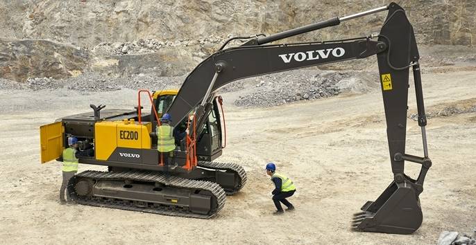 download VOLVO EC200B Excavator able workshop manual