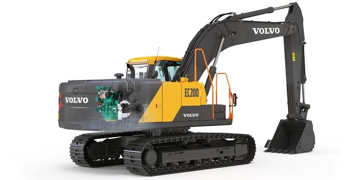 download VOLVO EC200B Excavator able workshop manual