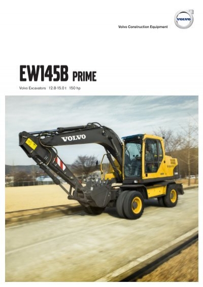 download VOLVO EW145B WHEELED Excavator able workshop manual