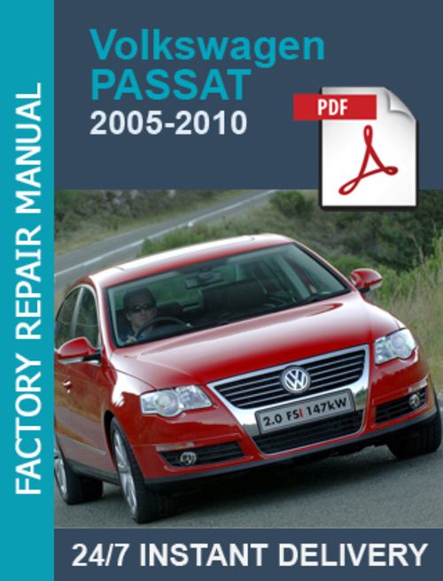 download VW Volkswagen Passat B6 workshop manual