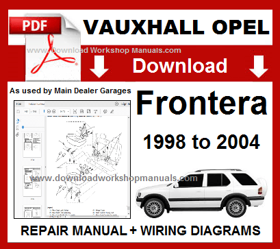 download Vauxhall Frontera workshop manual