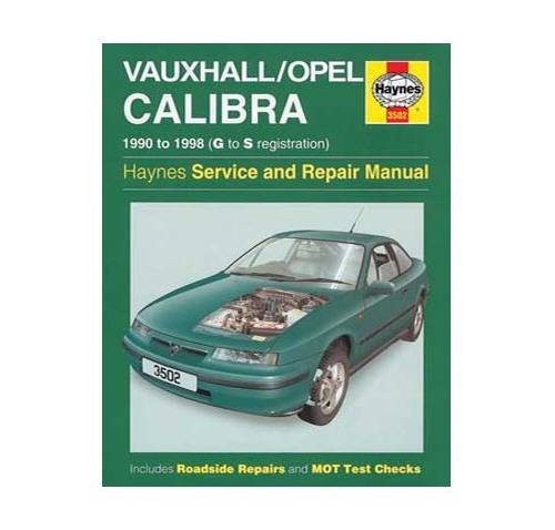 download Vauxhall Opel Calibra 90 98 G to S able workshop manual