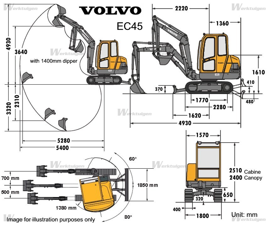 download Volvo EC45 Compact Excavator able workshop manual