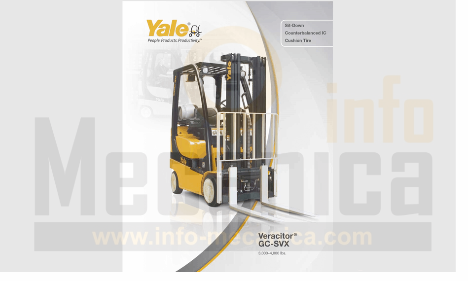 download Yale NR 045 AC Electric Forklift Workable workshop manual